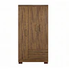 Clóset Ropero Francia Canela 3 Puertas 2 Cajones MDP 187.4x83.2x47.3 cm Be Design 