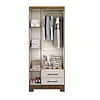Clóset Ropero Canela Arena 3 Puertas 2 Cajones MDP 187.4x83.2x47.3 cm Be Design 