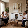 Mueble Buffet  Aparador Bar Blanco MDP 77x119.2x37.8 cm Be Design
