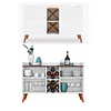 Mueble Buffet  Aparador Bar Blanco MDP 77x119.2x37.8 cm Be Design