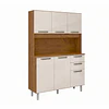 Mueble de Cocina Alacena Despensa Canela Arena MDP 174x120.2x37.8 cm Be Design 