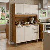 Mueble de Cocina Alacena Despensa Canela Arena MDP 174x120.2x37.8 cm Be Design 
