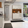 Mueble de Cocina Alacena Despensa Canela Arena MDP 174x120.2x37.8 cm Be Design 