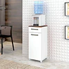 Mueble Multiuso Auxiliar de Cocina con Ruedas Blanco 86.5x36x36.3 cm MDP Be Design. 