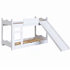 Camarote Infantil de Transición Montessori Kidscool MDP Blanco con Resbalín