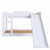 Camarote Infantil de Transición Montessori Kidscool MDP Blanco con Resbalín