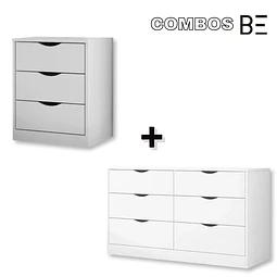 Combo Pisa comoda + velador 