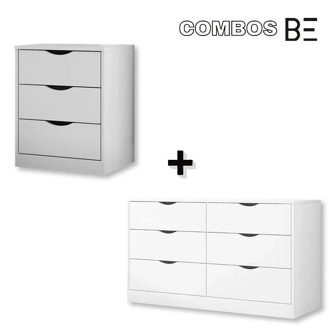 Combo Pisa comoda + velador 