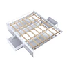 Cama Multifuncional 2 Plazas Be Design Pets Blanca con Cajones y Nicho para Mascota