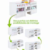 Cama Infantil Multifunción Alta 1 plaza Blanca