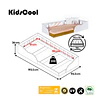 Cama Infantil 1 Plaza Montessori Memphis  Blanca 