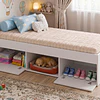 Cama Infantil Multifunción 1 Plaza Pets  Blanca 