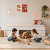 Cama Infantil Multifunción 1 Plaza Pets  Blanca 