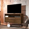 Rack TV Be Canela Bedesign con cajón y estante JB5707 (100X67X36 cms)