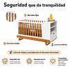 Cuna Evolutiva 6 en 1 Multi Etapas Maxx Kidscool – Blanco Eco-Wood
