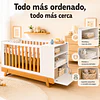 Cuna Evolutiva 6 en 1 Multi Etapas Maxx Kidscool – Blanco Eco-Wood