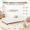 Cuna Evolutiva 2 En 1 Transición Kidscool Zupi Blanco MDF