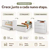 Cuna Multifuncional Evolutiva Cleo Blanca Kidscool