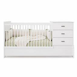 Cuna Cama Evolutiva Multifunción Kippi Blanca Kidscool  