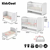  Cuna Evolutiva 3 en 1 Kidscool Mel Blanco