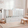 Cuna Multifunción 2 en 1 Kidscool New Amore Blanca
