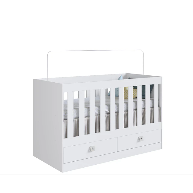 Cuna Multifunción 2 en 1 Kidscool New Amore Blanca