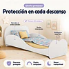 Mini Cama Transición Nube Blanca 