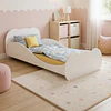 Mini Cama Transición Nube Blanca 