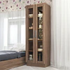 Vitrina 2 Puertas Vidrio Castaño 