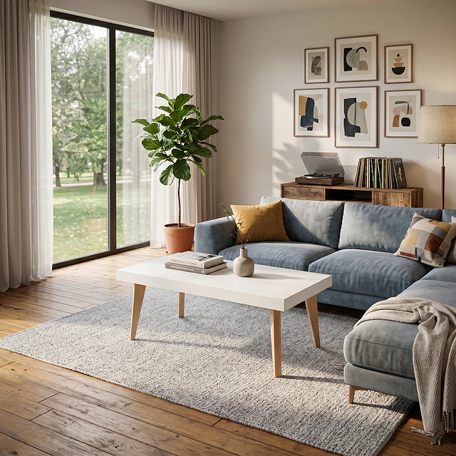 Mesa de centro Nordic 900 Blanco