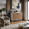 Buffet Amber 2 Puertas Blanco/Brise 