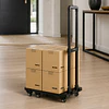 Carro Yegua de Carga Plegable 6 Ruedas Base Extensible Be Design Negro 56.5 x 32 cm 