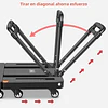 Carro Yegua de Carga Plegable 6 Ruedas Base Extensible Be Design Negro 56.5 x 32 cm 