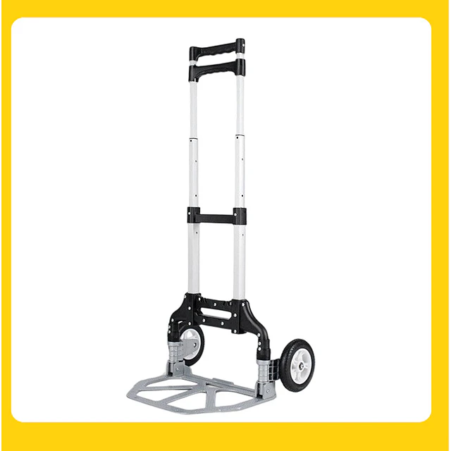 Carro Yegua De Carga Plegable Aluminio Be Design Ruedas De Goma 100 X 38.5 X 27 cm 