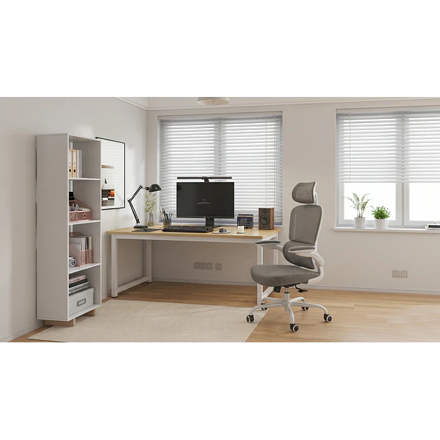 Escritorio Metal Classic Beige Blanco