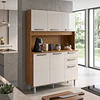 Mueble de Cocina Alacena Despensa Canela Arena MDP 174x120.2x37.8 cm Be Design 