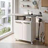Armario multiuso Montreal + Mueble De Planchado Blanco Cinza