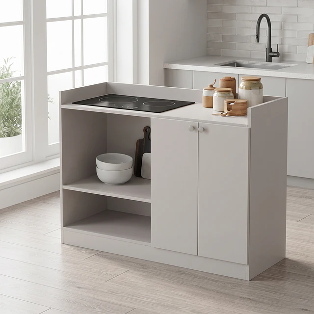 Mueble Organizador De Cocina 2 Puertas Blanco