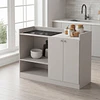 Mueble Organizador De Cocina 2 Puertas Blanco