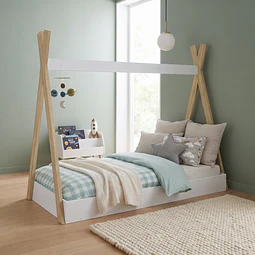 Cama Infantil Montessori Blanca 