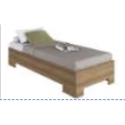 Cama 1 Plaza Miel Be Design Xangai 90x190 cm - Cama Juvenil Baja MDP