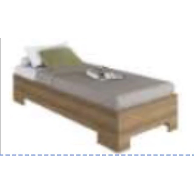 Cama 1 Plaza Miel Be Design Xangai 90x190 cm - Cama Juvenil Baja MDP