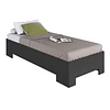Cama 1 Plaza Grafito Be Design Xangai 90x190 cm - Cama Juvenil Baja MDP