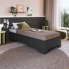 Cama 1 Plaza Grafito Be Design Xangai 90x190 cm - Cama Juvenil Baja MDP