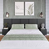 Respaldo de Cama 2 Plazas con Veladores Grafito Be Design - 224 cm