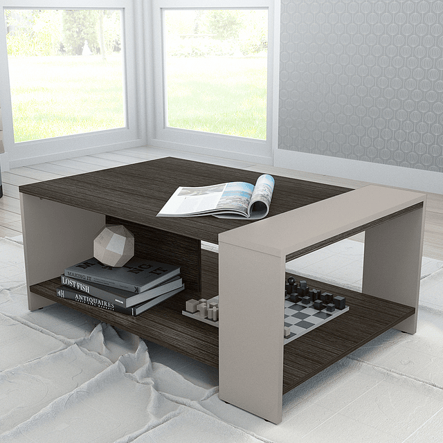 Mesa Centro Rectangular Café