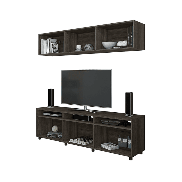 Estante Para Tv 4 Espacios