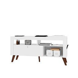 Rack TV 55 pulgadas Montreal blanco