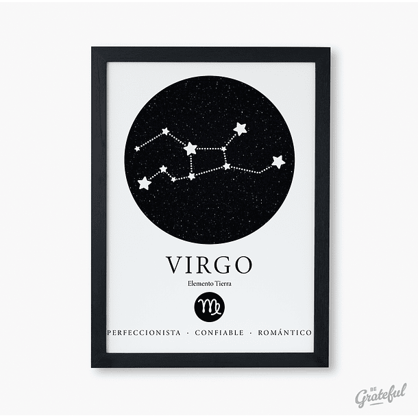 Cuadro Signo Zodiacal - Virgo