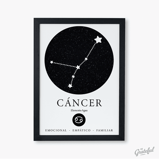 Cuadro Signo Zodiacal - Cáncer